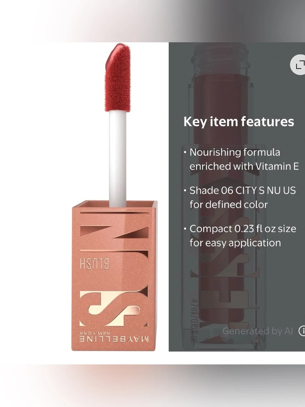 Maybelline SuperStay Blush Lip Color - 06 City Sizzle